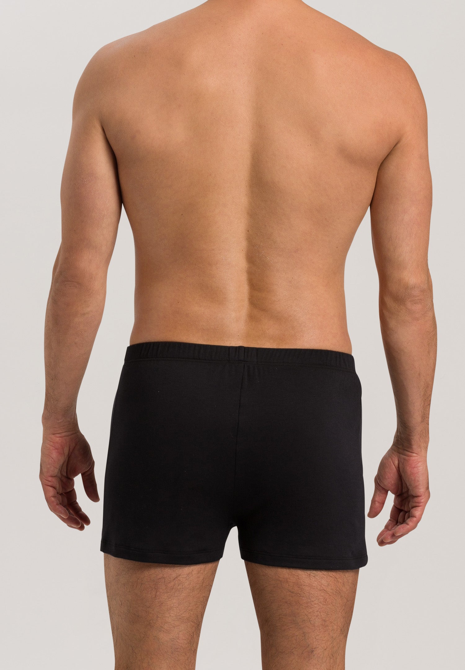 73172 Sea Island Cotton Boxer - 019 Black