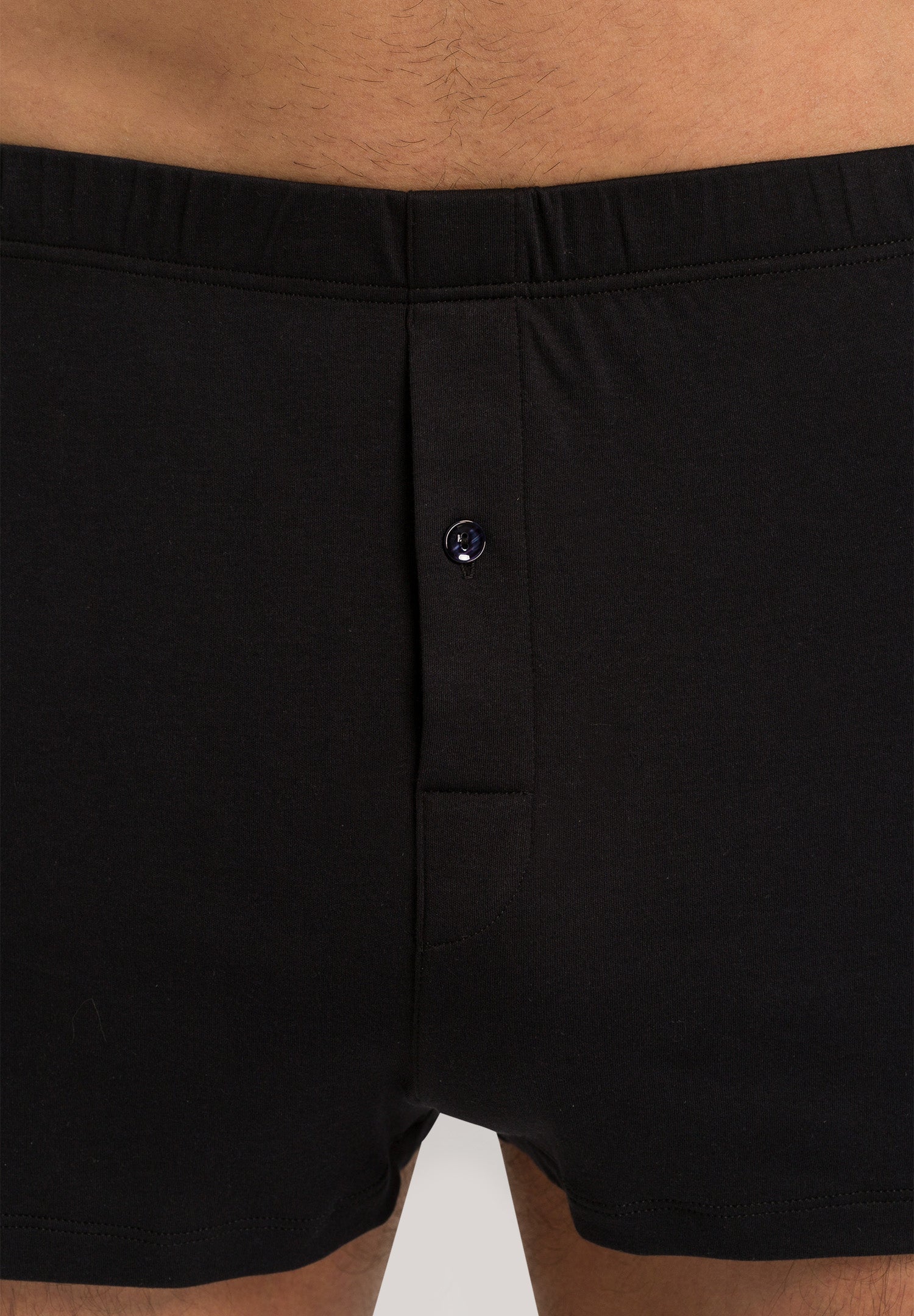 73172 Sea Island Cotton Boxer - 019 Black