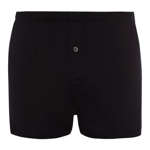 73172 Sea Island Cotton Boxer - 019 Black