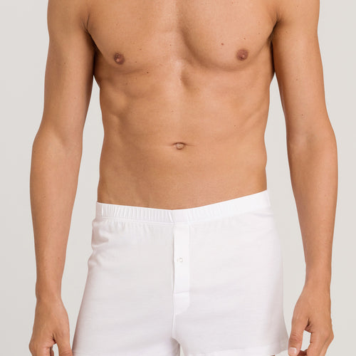 73172 Sea Island Cotton Boxer - 101 White