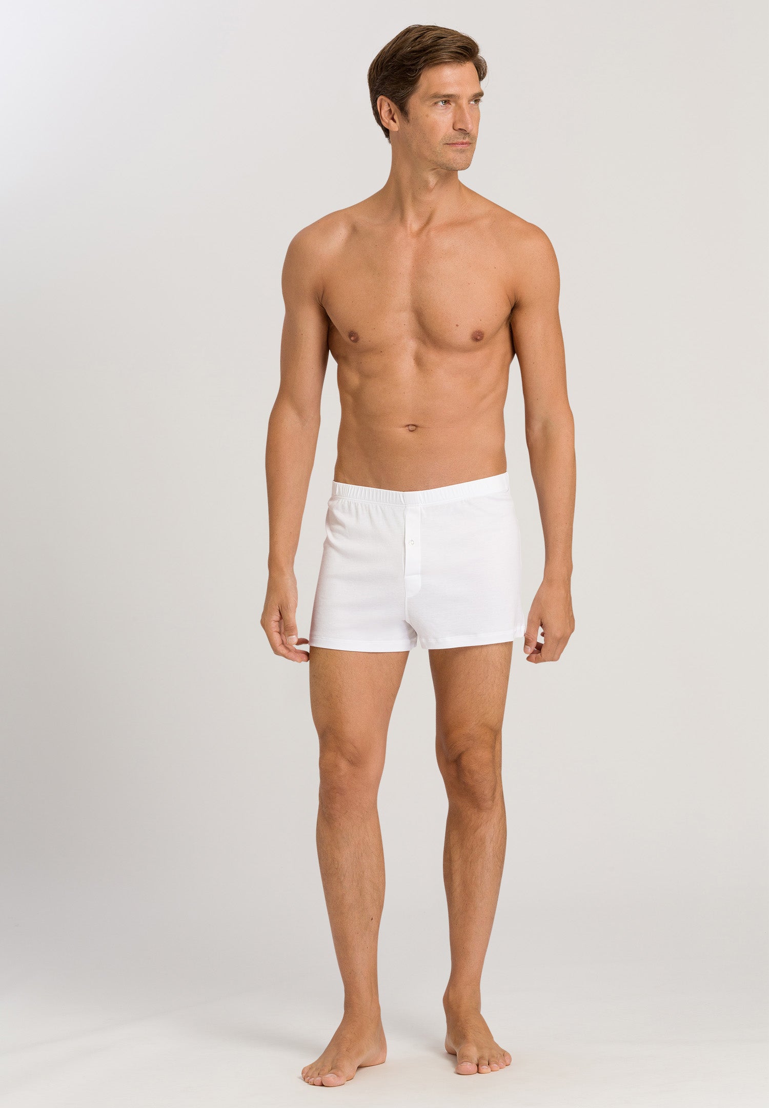 73172 Sea Island Cotton Boxer - 101 White