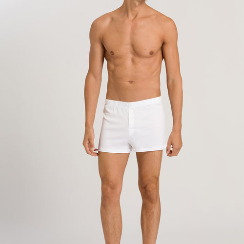 73172 Sea Island Cotton Boxer - 101 White