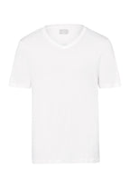 73173 Sea Island Cotton Short Sleeve V-Neck - 101 White