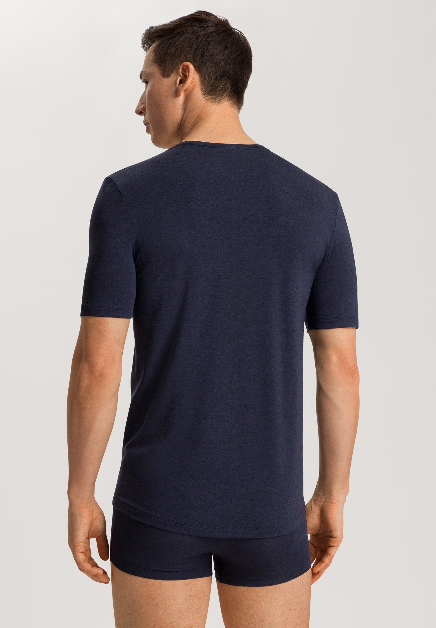 73185 Natural Function Short Sleeve V-Neck Shirt - 1610 Deep Navy