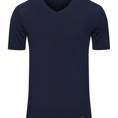 73185 Natural Function Short Sleeve V-Neck Shirt - 1610 Deep Navy