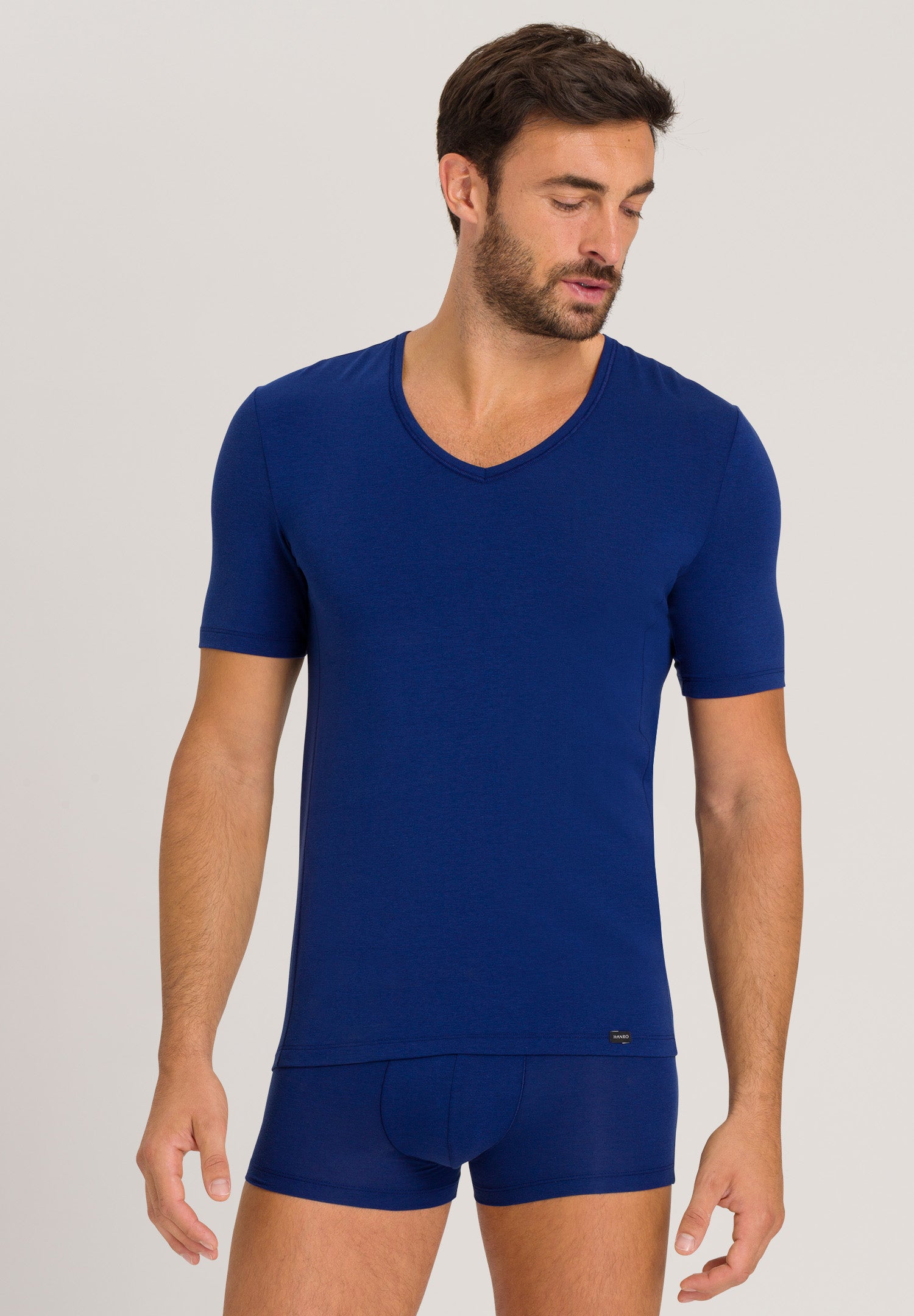 73185 Natural Function Short Sleeve V-Neck Shirt - 1662 Space Blue