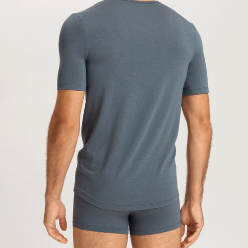 Natural Function V-Neck Tencel Fitted T-Shirt | Black Clay 73185-2584