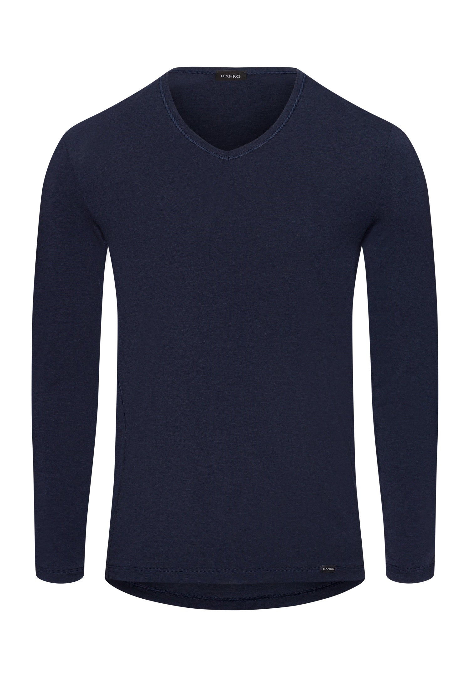 73187 Natural Function Long Sleeve Shirt V-Neck - 1610 Deep Navy