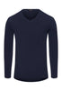 73187 Natural Function Long Sleeve Shirt V-Neck - 1610 Deep Navy