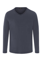 Natural Function Tencel™ And Cotton Fitted V-Neck Top | Stormy Gray 73187-2139