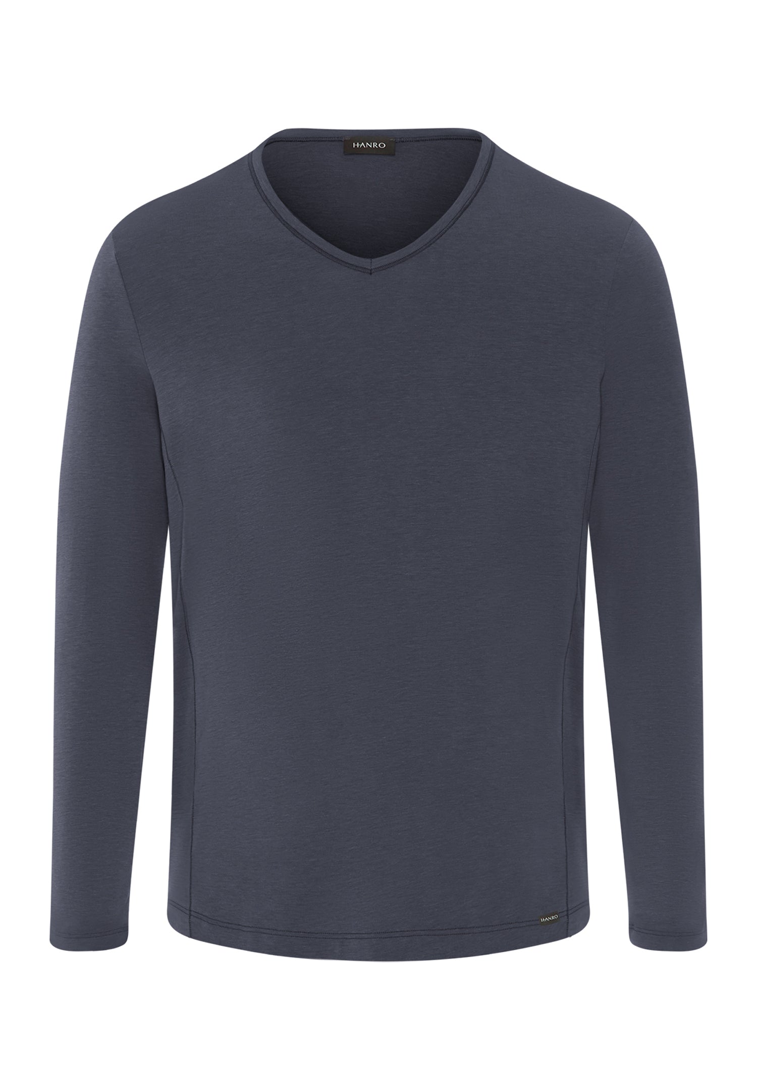 Natural Function Tencel™ And Cotton Fitted V-Neck Top | Stormy Gray 73187-2139
