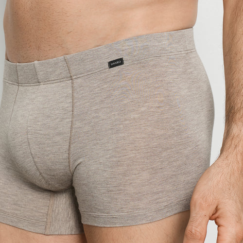 Casuals Single Jersey Boxer Briefs | Hazelnut Melange 73206-3115