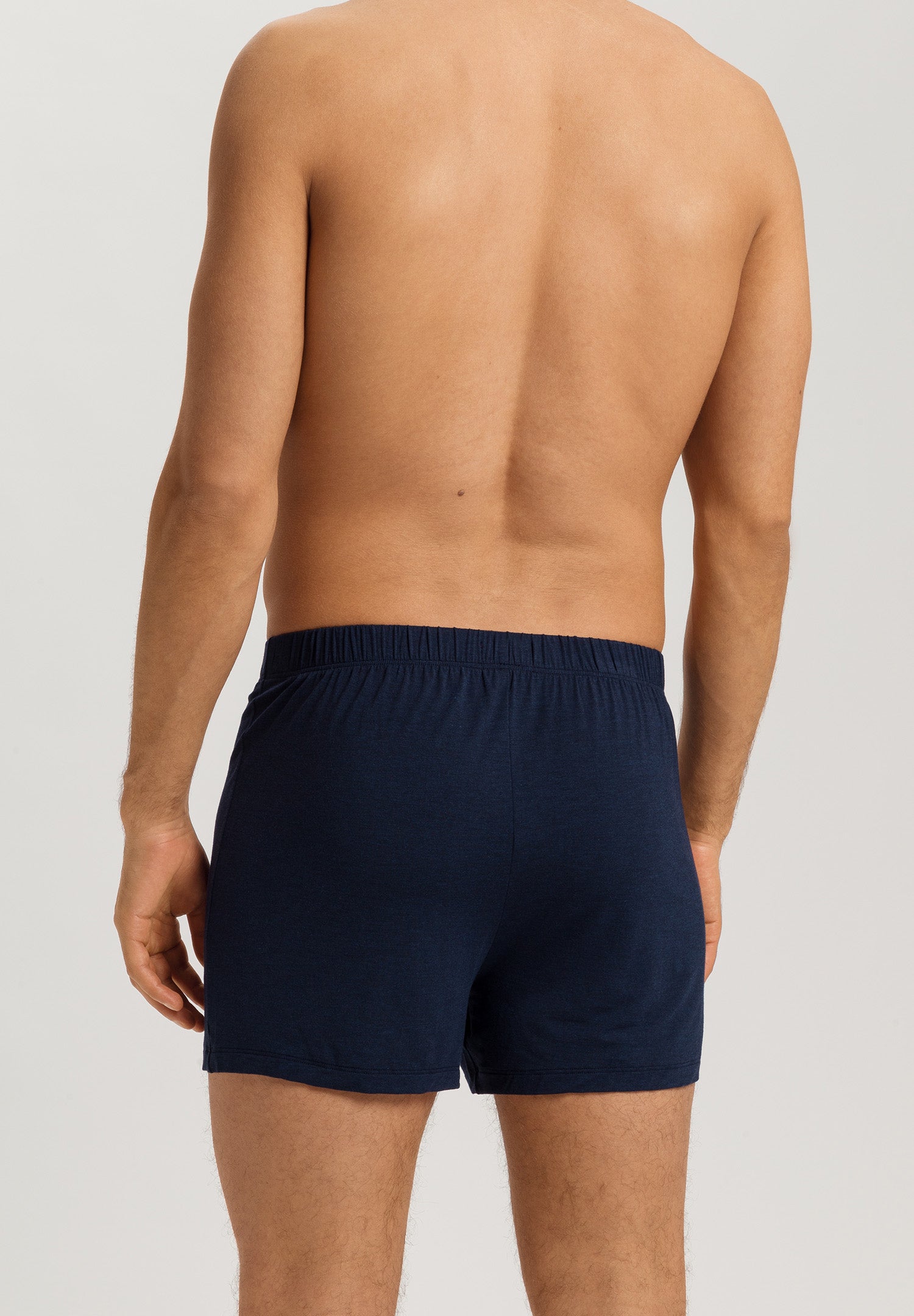 Casuals Single Jersey Boxers With Button Fly | Deep Navy 73207-1610