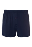 Casuals Single Jersey Boxers With Button Fly | Deep Navy 73207-1610