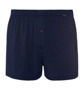 Casuals Single Jersey Boxers With Button Fly | Deep Navy 73207-1610