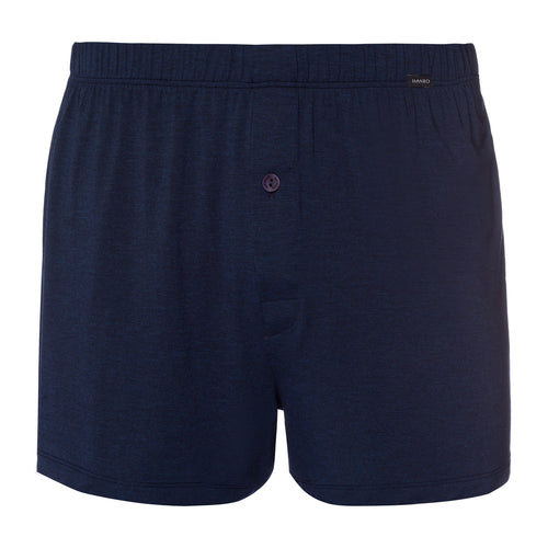 Casuals Single Jersey Boxers With Button Fly | Deep Navy 73207-1610