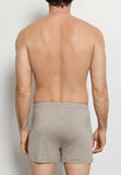 Casuals Single Jersey Boxer With Button Fly | Hazelnut Melange 73207-3115