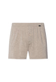 Casuals Single Jersey Boxer With Button Fly | Hazelnut Melange 73207-3115