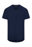 73213 Pierre Short Sleeve Shirt V-Neck - 1610 Deep Navy