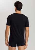 Clean Cut Seamless V-Neck T-Shirt | Black 73251-019