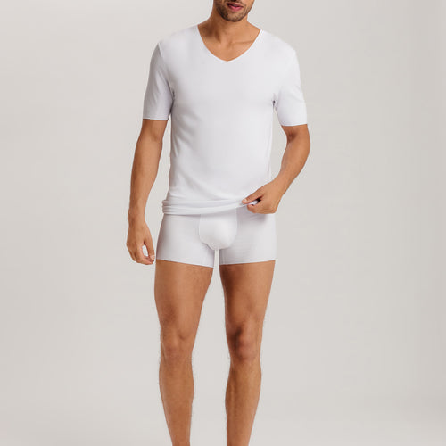 Clean Cut Seamless V-Neck T-Shirt | White 73251-101