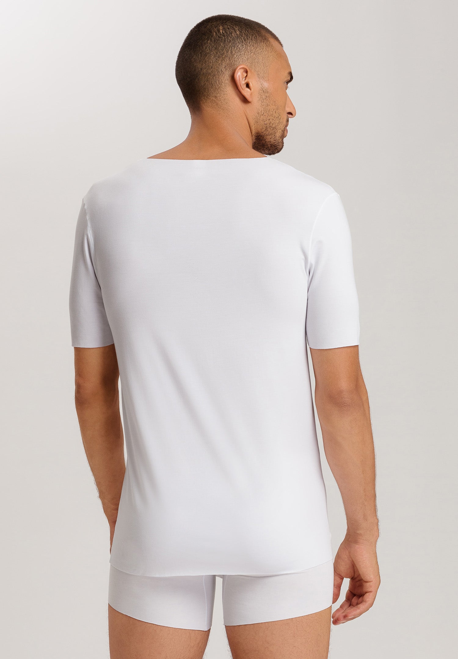 Clean Cut Seamless V-Neck T-Shirt | White 73251-101