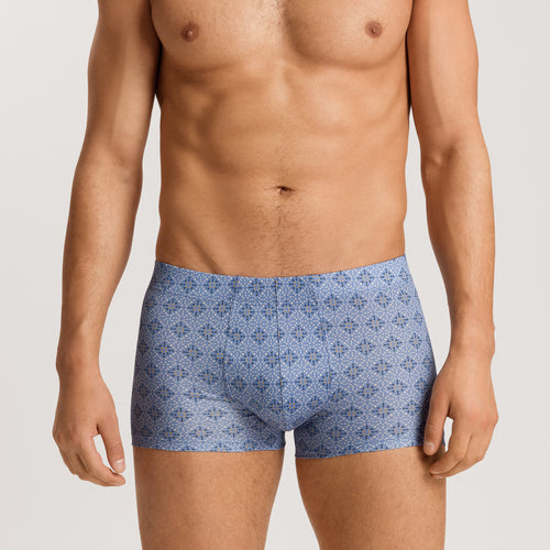 73289 Fancy Jersey BOXER BRIEFS - 2885 Blue Mosaic