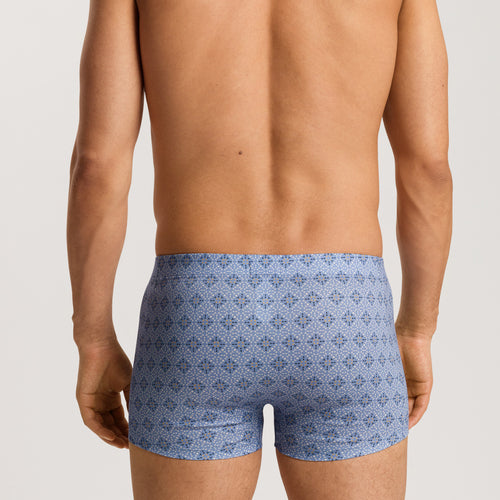 73289 Fancy Jersey BOXER BRIEFS - 2885 Blue Mosaic