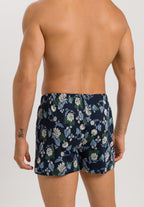 73290 Fancy Jersey KNIT BOXERS - 1251 Fine Lined Print