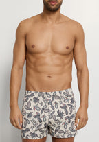 Fancy Jersey Cotton Knit Boxers | Maritime Paisley 73290-3101