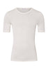73401 Woolen Silk M Short Slv Shirt - 795 Cygne