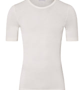 73401 Woolen Silk M Short Slv Shirt - 795 Cygne