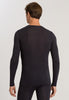73402 Woolen Silk M Long Sleeve Shirt - 176 Anthrazit