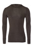 Woolen Silk M 	wool And Silk Fitted Top | Earthy Ink 73402-2147