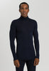 73403 Woolen Silk Turtleneck Shirt - 1610 Deep Navy