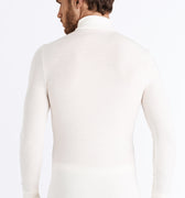 73403 Woolen Silk M Turtleneck Shirt - 795 Cygne