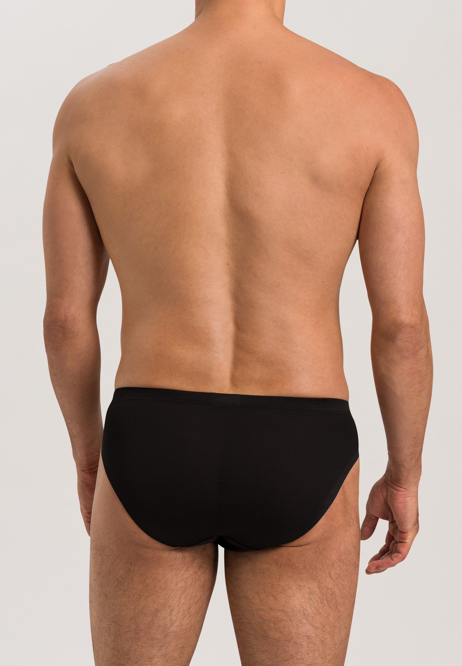 73501 Cotton Sporty 3/4 Brief - 199 Black