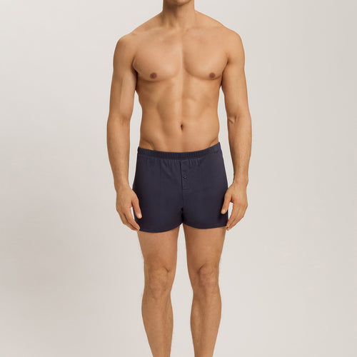 Cotton Sporty Knit Boxer With Button Fly | Ombre Blue 73505-2635