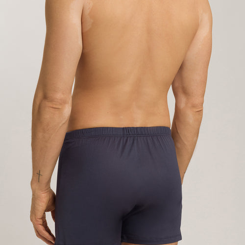 Cotton Sporty Knit Boxer With Button Fly | Ombre Blue 73505-2635