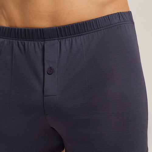 Cotton Sporty Knit Boxer With Button Fly | Ombre Blue 73505-2635