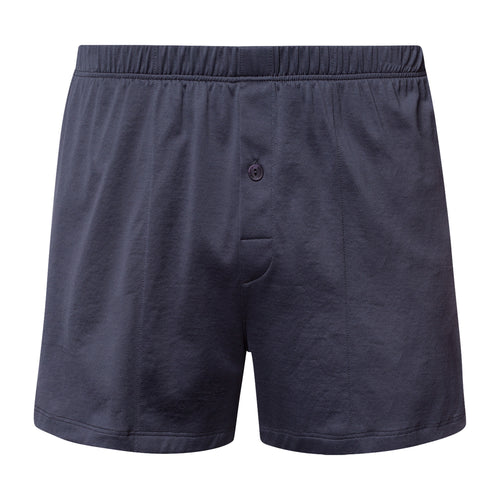 Cotton Sporty Knit Boxer With Button Fly | Ombre Blue 73505-2635