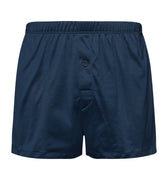 73505 Cotton Sporty Knit Boxer With Button Fly - 2644 Midnight Sky