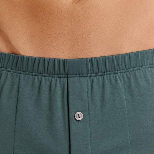 Cotton Sporty Knit Boxer With Button Fly | Herbal Tea 73505-2741