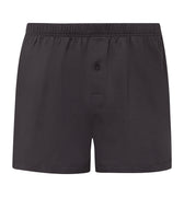 73505 Cotton Sporty Knit Boxer With Button Fly - 2844 Dark Shale