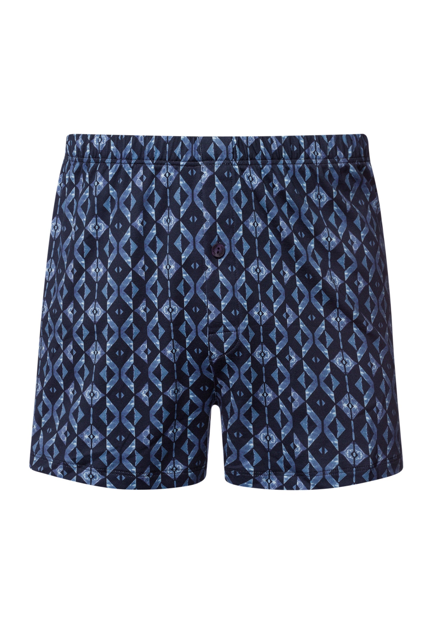 Cotton Sporty Cotton Boxers | Blue Diamonds 73506-3023