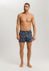 Cotton Sporty Cotton Boxers | Aqua Ink Leaves 73506-3025