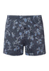 Cotton Sporty Cotton Boxers | Aqua Ink Leaves 73506-3025