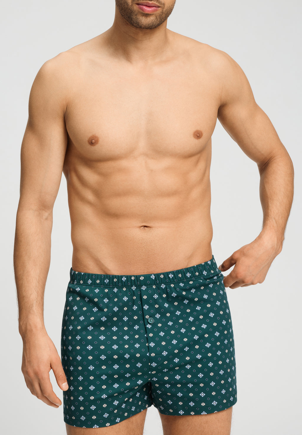 Cotton Sporty Cotton Boxer | Pisces Garden 73506-3123