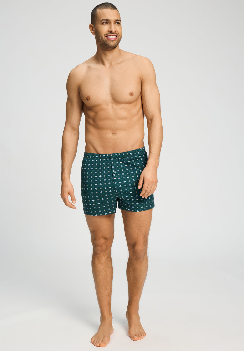 Cotton Sporty Cotton Boxer | Pisces Garden 73506-3123
