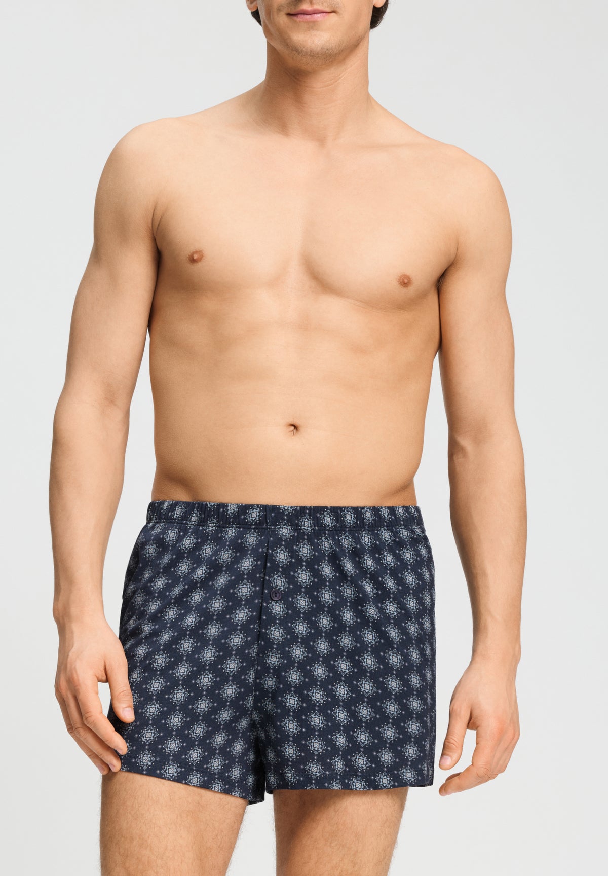 Cotton Sporty Boxers Single Jersey | Celestial Night 73507-3120
